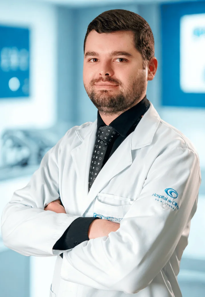 Dr. Charlles Casmierchcki Picollo, oftalmologista do Hospital de Olhos de Blumenau