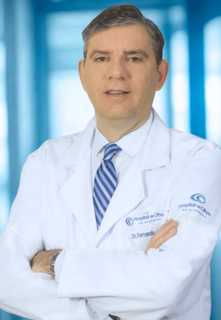 Dr. Fernando César Ludwig, oftalmologista do Hospital de Olhos de Blumenau