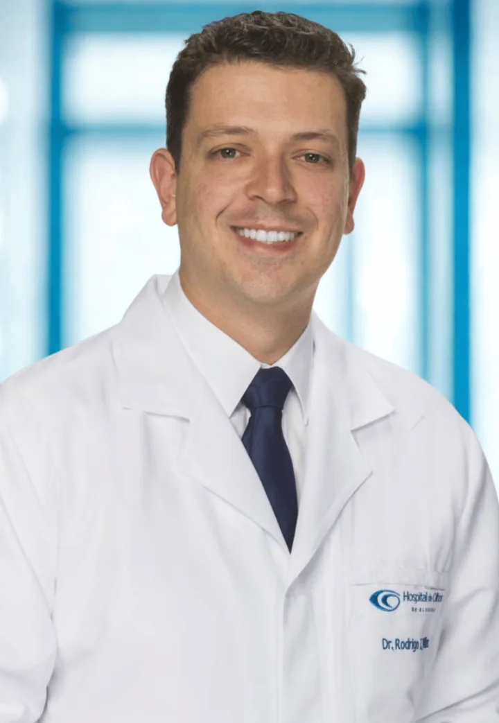 Dr. Rodrigo Thiesen Müller, oftalmologista do Hospital de Olhos de Blumenau